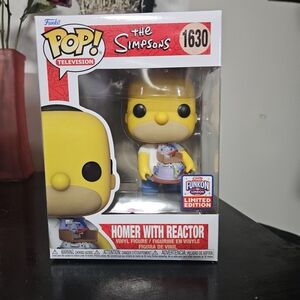 Funko Pop! The Simpsons Homer with Reactor - Yellow, Blue & White